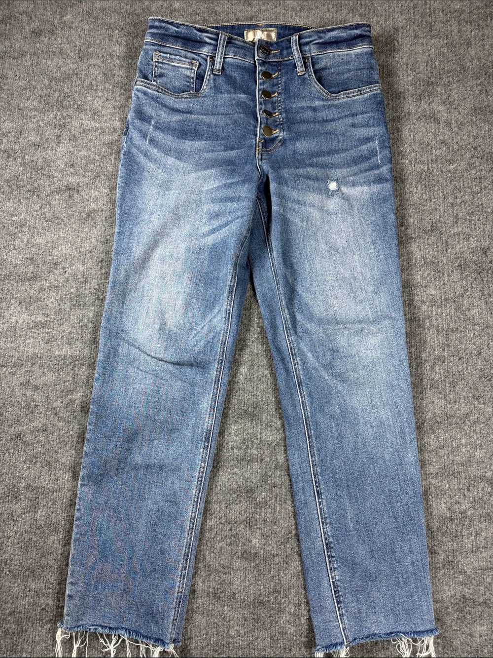 KUT from the Kloth Rachael Fab Ab High-Rise Mom Jeans.